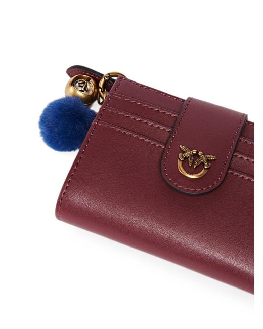 Pinko Purple Leather Wallet