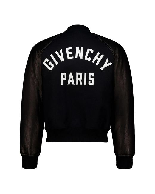 Givenchy Black Mix Material Jacket For for men