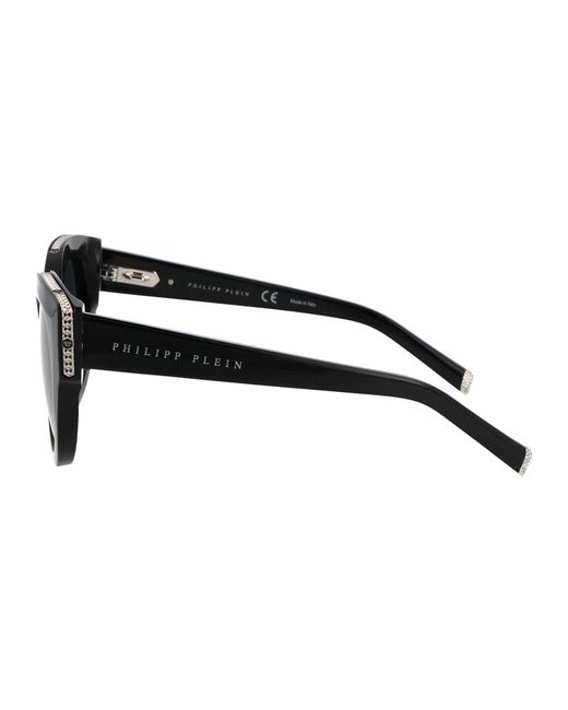 Philipp Plein Black Acetate Sunglasses