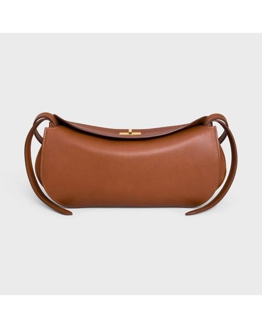Céline Brown Turnlock Shoulder