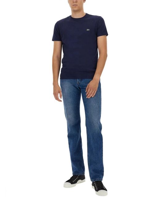 Lacoste Blue T-Shirt With Logo for men