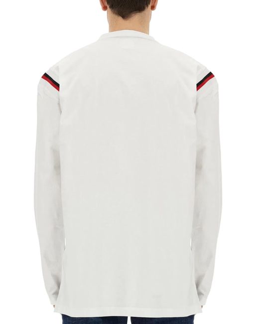 DSquared² White Sweatshirt With Logo for men