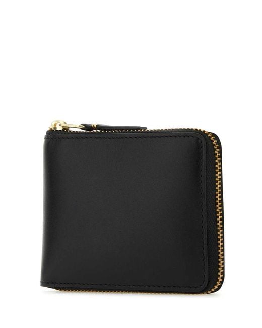 Comme des Garçons Black Leather Wallet