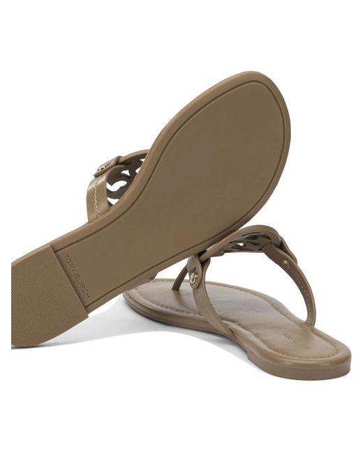 Tory Burch Brown Leather Sandals