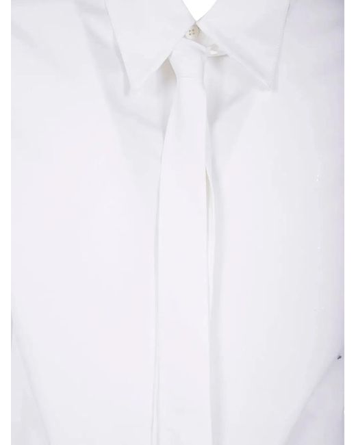Jil Sander White Shirt With Tie for men