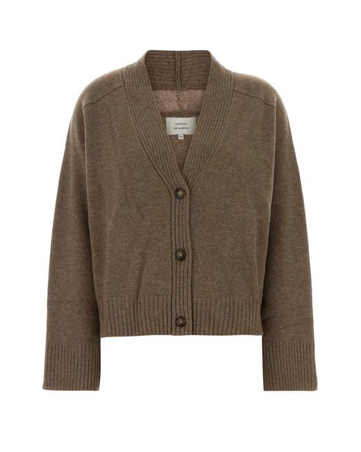 Loulou de Saison Brown Nude Cashmere Sweater