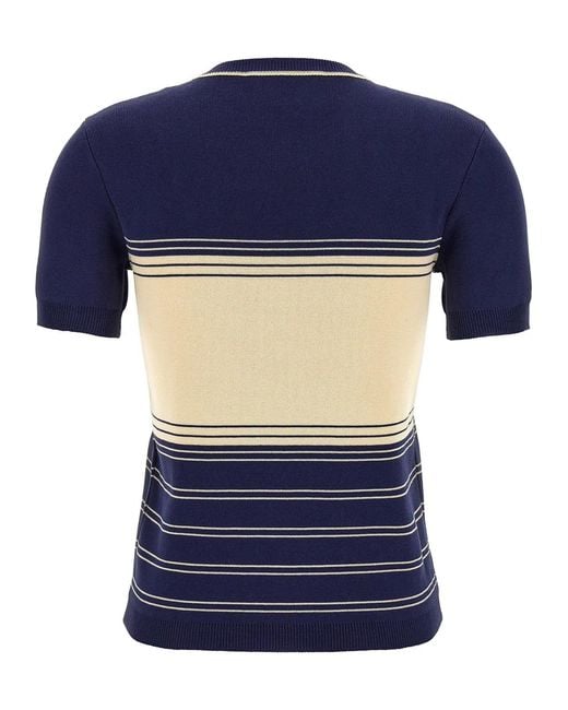 Valentino Garavani Blue 'Chez T-Shirt