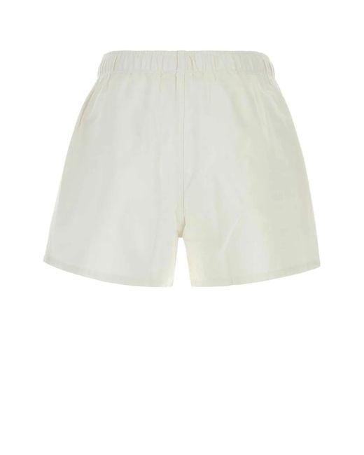 Bode White Field Shorts for men