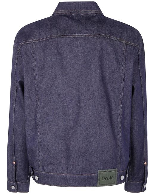 Drole de Monsieur Blue "La Veste Denim Brut" Jacket for men