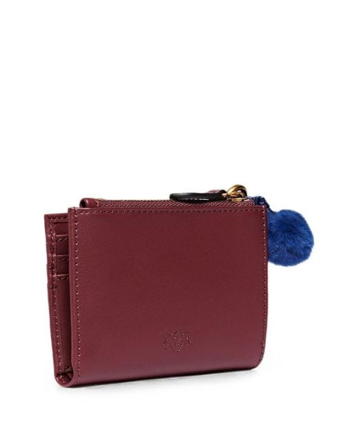 Pinko Purple Leather Wallet