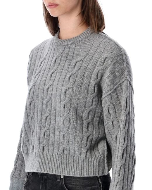 Haikure Gray Karine Wool Sweater