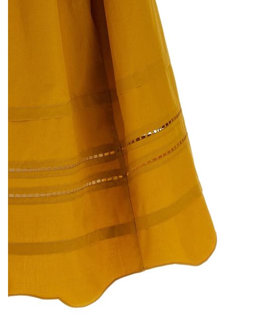 Fabiana Filippi Yellow Loose Dress