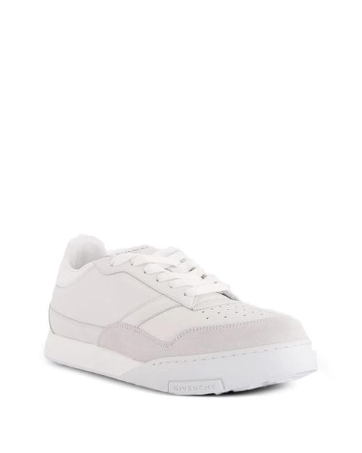 Givenchy White Yard Leather Sneakers for men