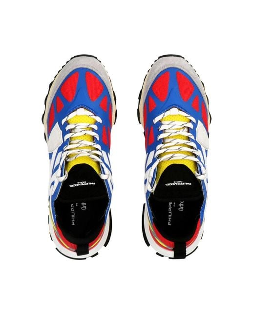 Philippe Model Blue Rockx Low Vibram Sole Sneakers for men