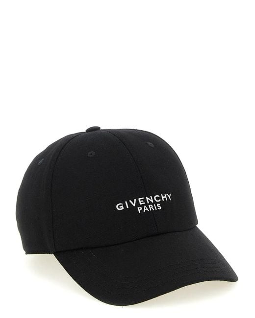 Givenchy Black Paris' Cap for men