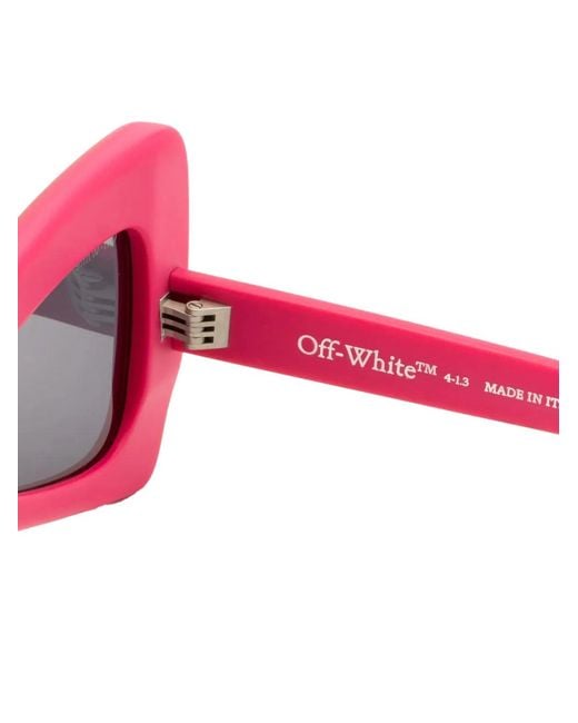Off-White c/o Virgil Abloh Pink Nashville Cat-Eye Sunglasses