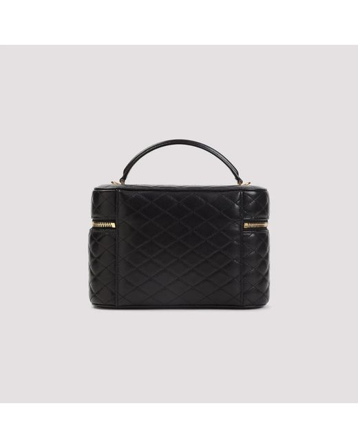 Saint Laurent Black Large Leather Shoulder Bag Gaby Vanity