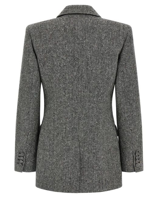 Valentino Garavani Black Double-Breasted Blazer