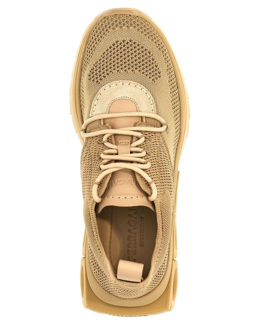 Ferragamo Natural 'Nima' Sneakers