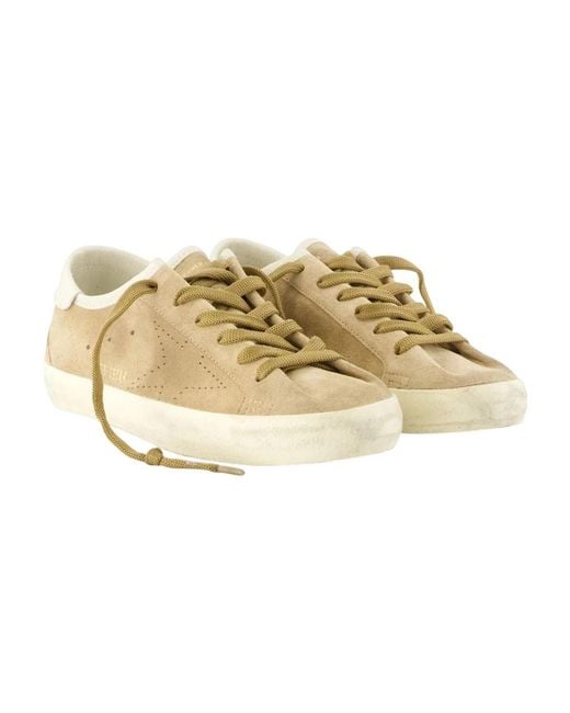 Golden Goose Deluxe Brand Natural Tabacco Cream Superstar Sneakers