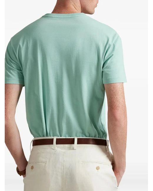 Polo Ralph Lauren Green Custom Slim Fit Jersey T-Shirt for men
