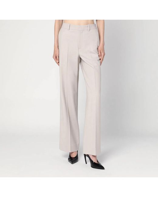 Victoria Beckham Pink Pumice-Coloured Trousers