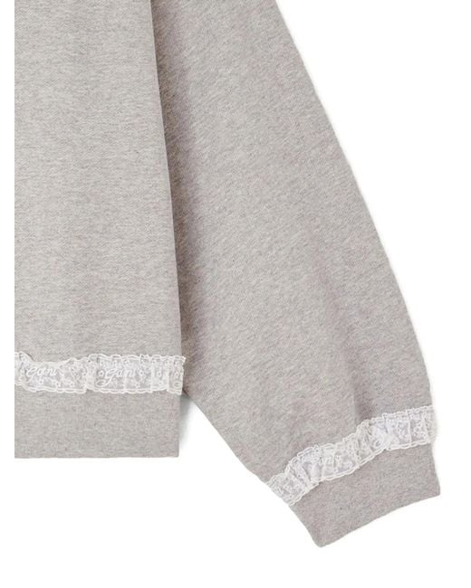 Ganni Gray Sweatshirt