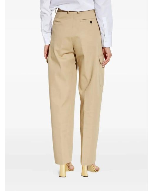 Givenchy Natural Cotton And Wool Pants