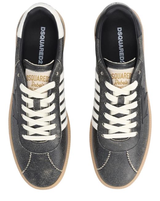 DSquared² Black Sneaker Rebels for men