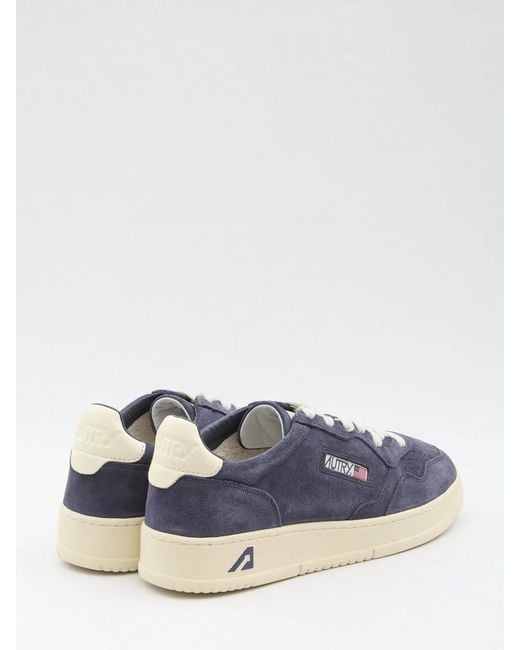 Autry Blue Medalist Low Sneakers for men