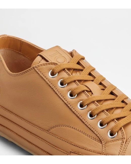 Tod's Brown Cassetta Pelle for men