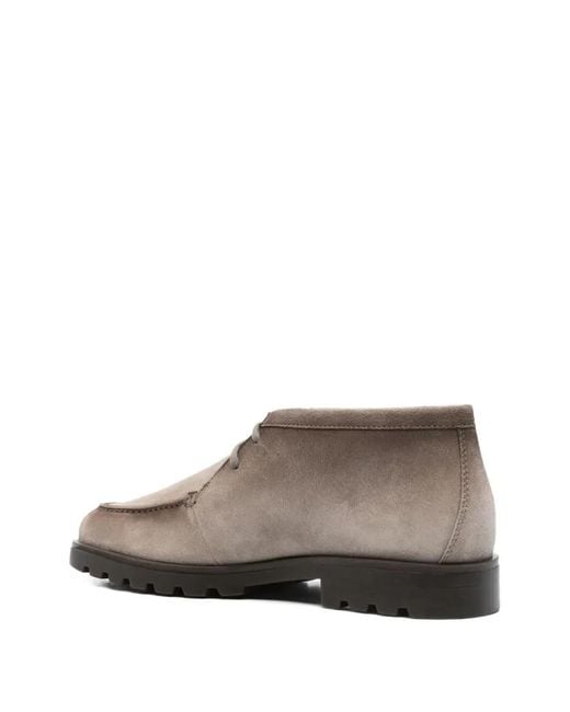 Santoni Brown "Rock" Lace Up for men
