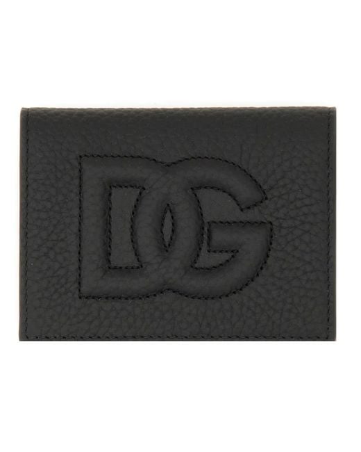 Dolce & Gabbana Black Dolce & Gabbana Wallet With Logo for men