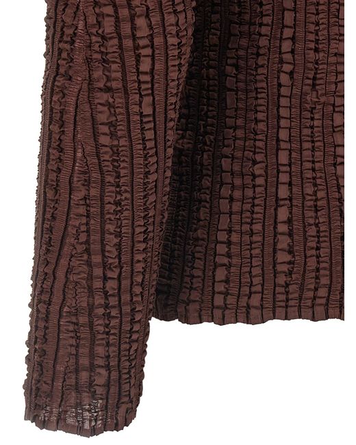 Issey Miyake Brown 'Jellyfish Pleats' Sweater