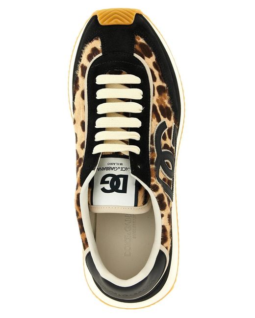 Dolce & Gabbana Black Dolce & Gabbana 'Dg Cushion' Sneakers