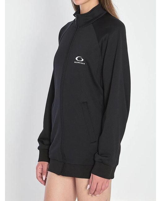 Balenciaga Black Sweatshirt With Logo