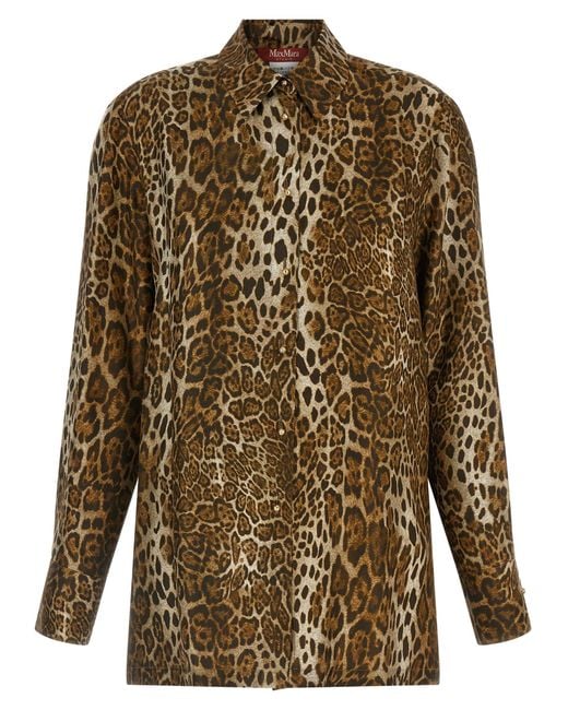Max Mara Brown 'Mstaffari' Shirt