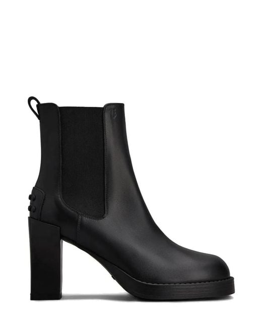 Tod's Black Chelsea Boots