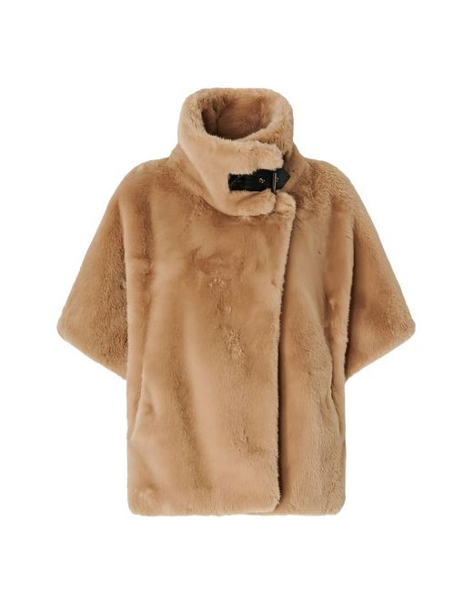 Pinko Brown Polyester Jacket