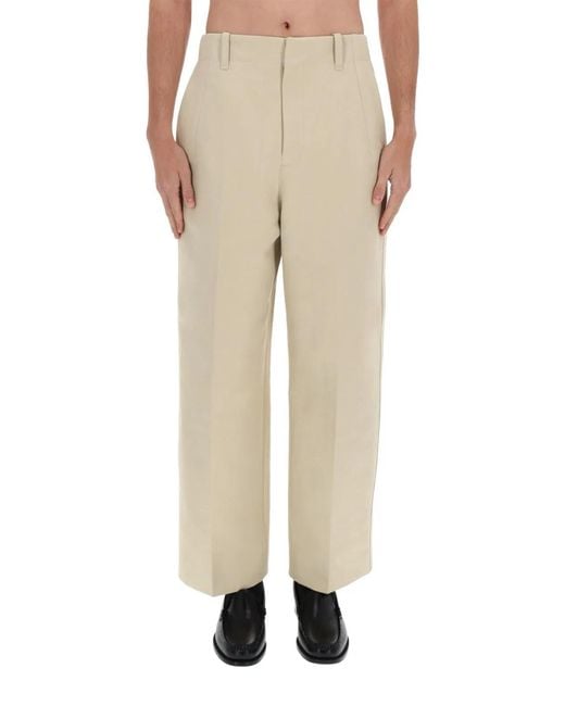 Jacquemus Natural Pastro Trousers for men