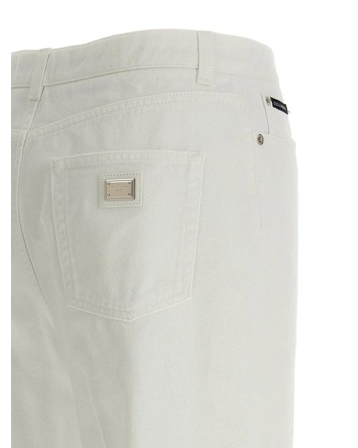 Dolce & Gabbana White Dolce & Gabbana Denim Jeans