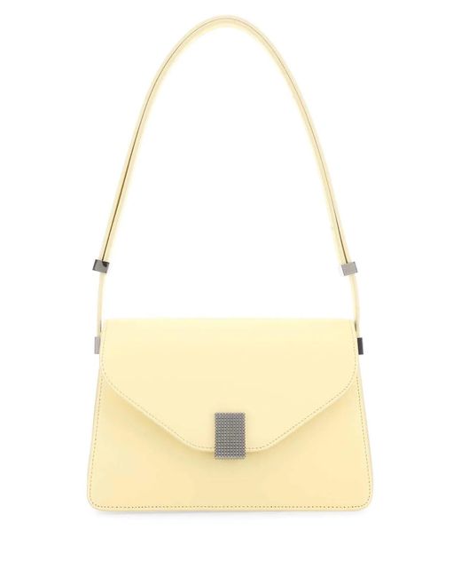 Lanvin Yellow Pastel Leather Concerto Shoulder Bag