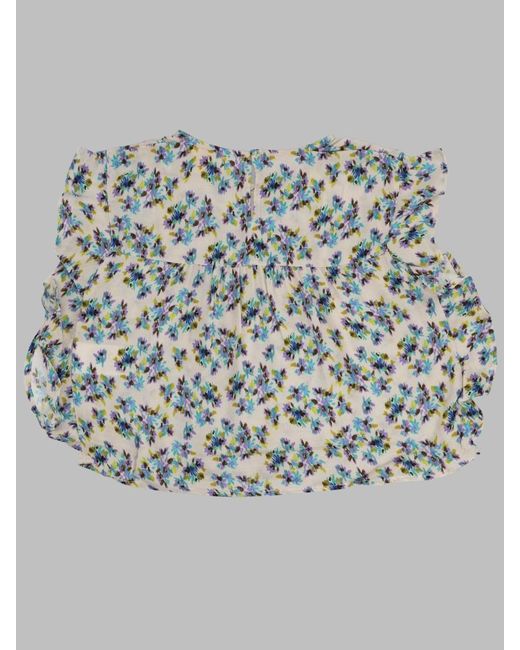 Bellerose Gray Flowery Blouse