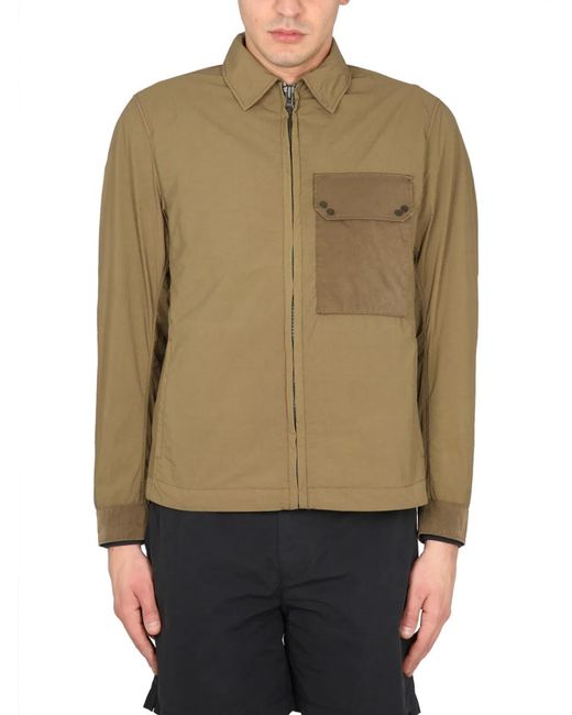 C P Company Blue Mid Layer Jacket for men