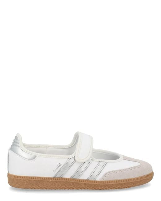 Adidas Originals White Samba Jane Sneaker