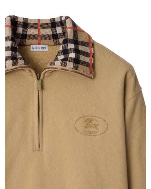 Burberry Brown Cotton Polo Shirts for men