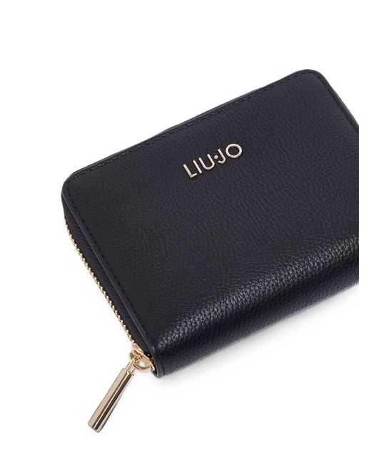 Liu Jo Blue Dark Polyurethane Wallet