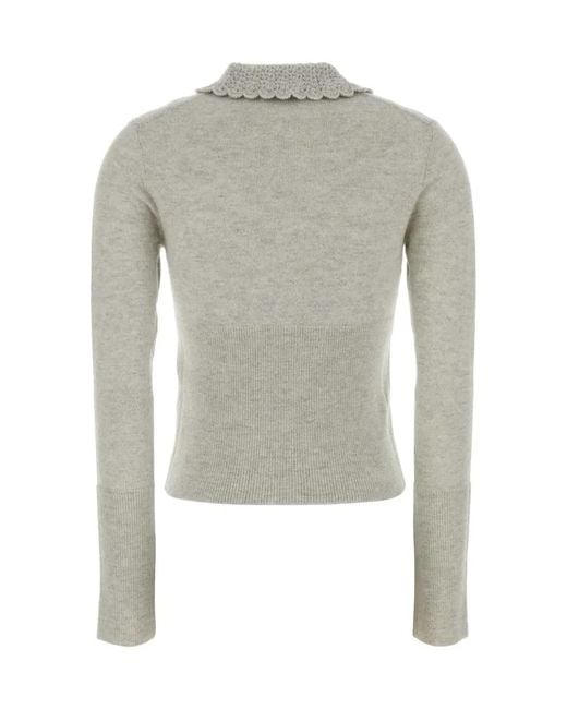 Chloé Gray Sweet Wool Cardigan
