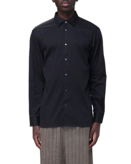 Emporio Armani Blue Cotton Shirt for men