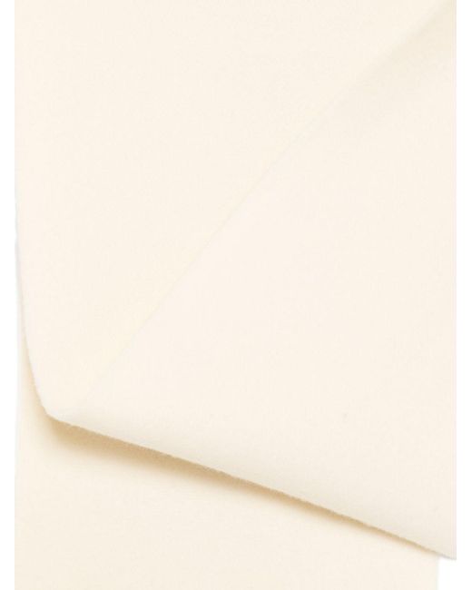 Our Legacy White Off Wool Scarf for men